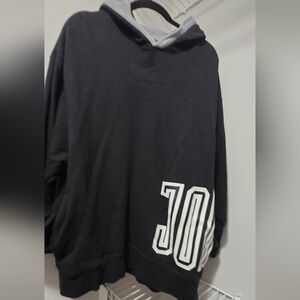 Jordan Black Hoodie with White Graphic